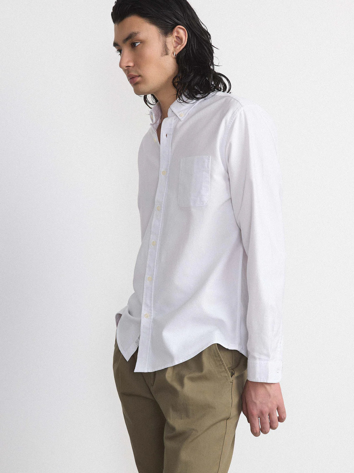 The Jasper Oxford Shirt in Grey