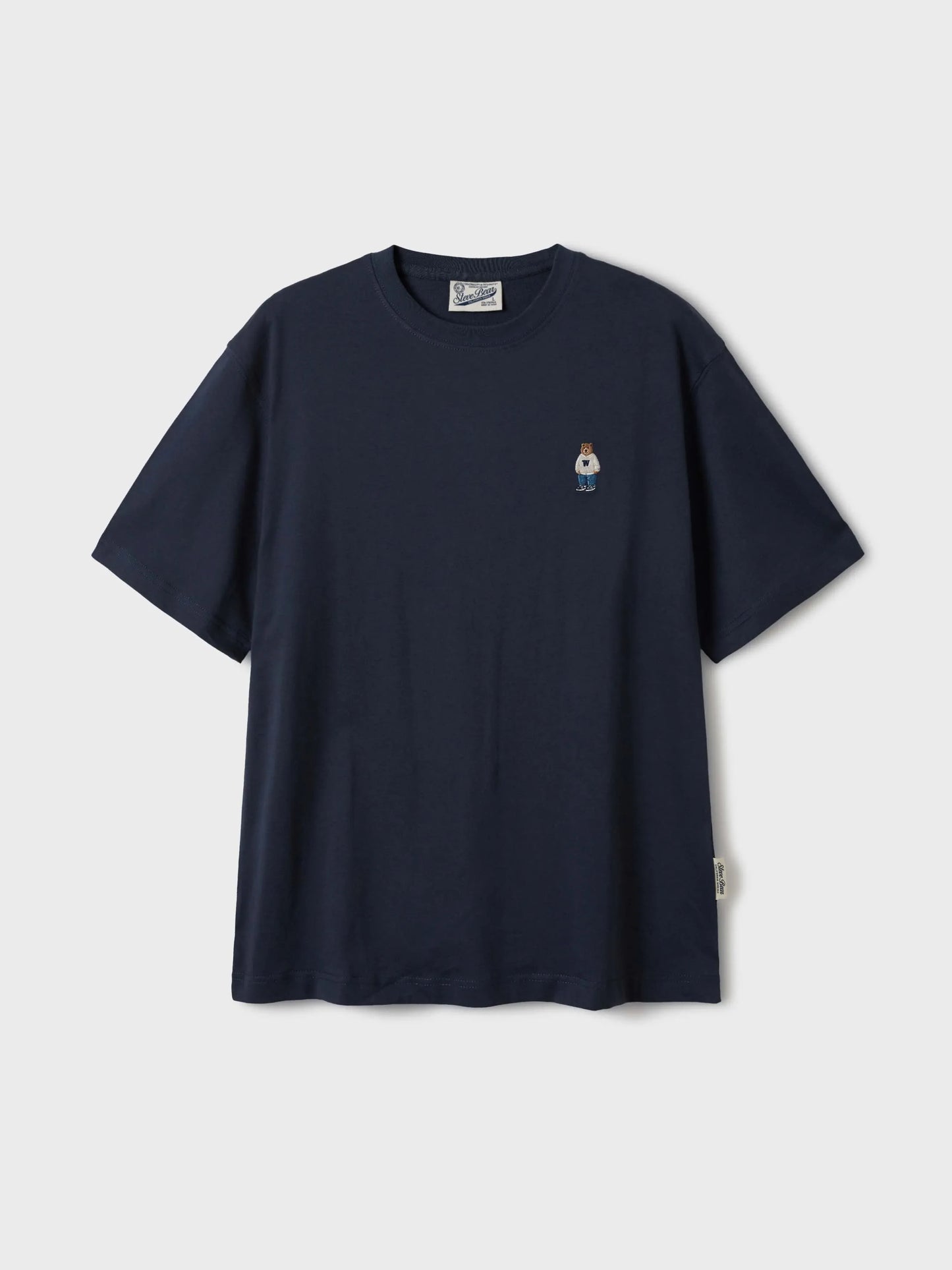 (2PACK)Steve Solid T-shirt[B]