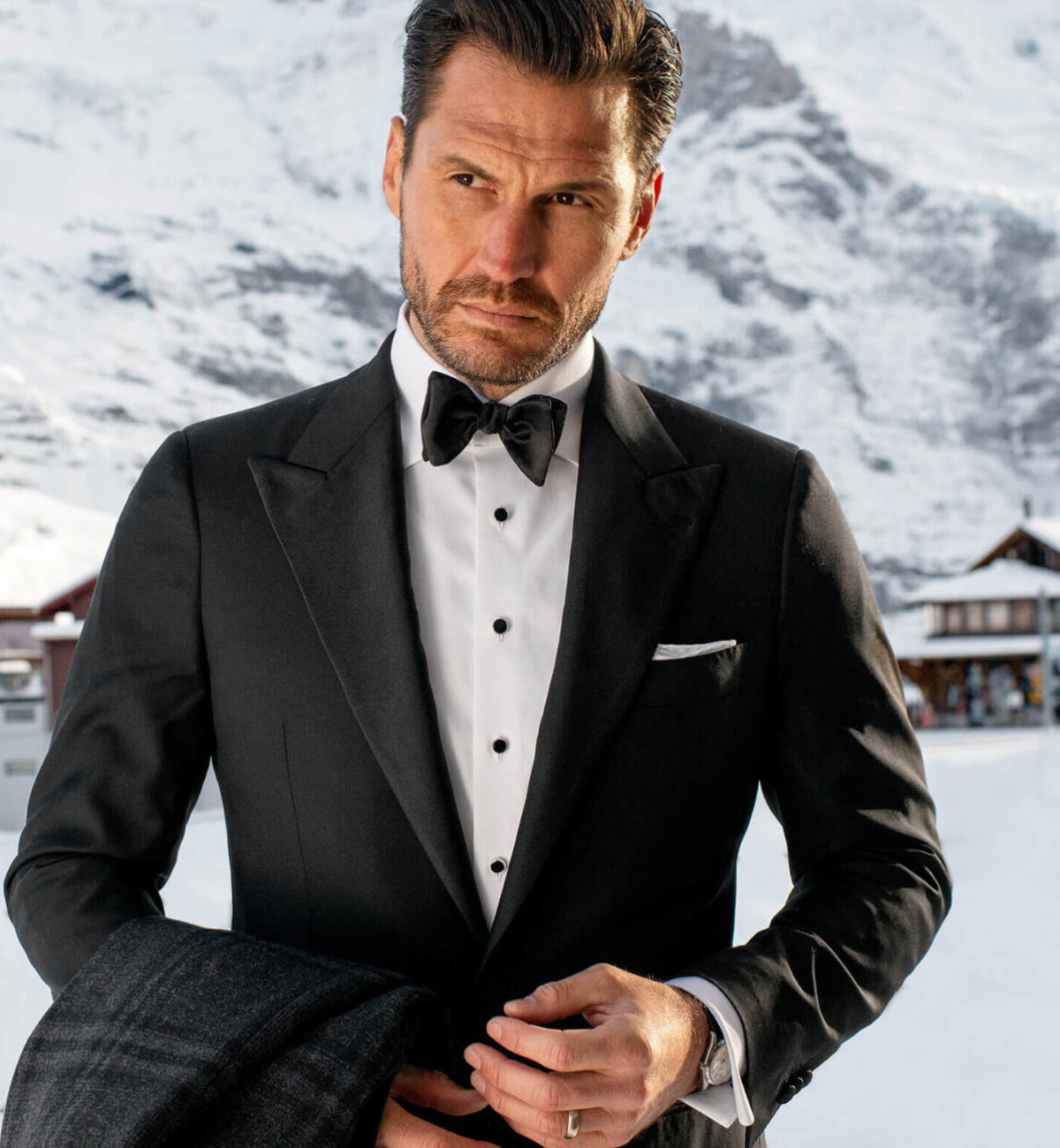 Silk bow tie