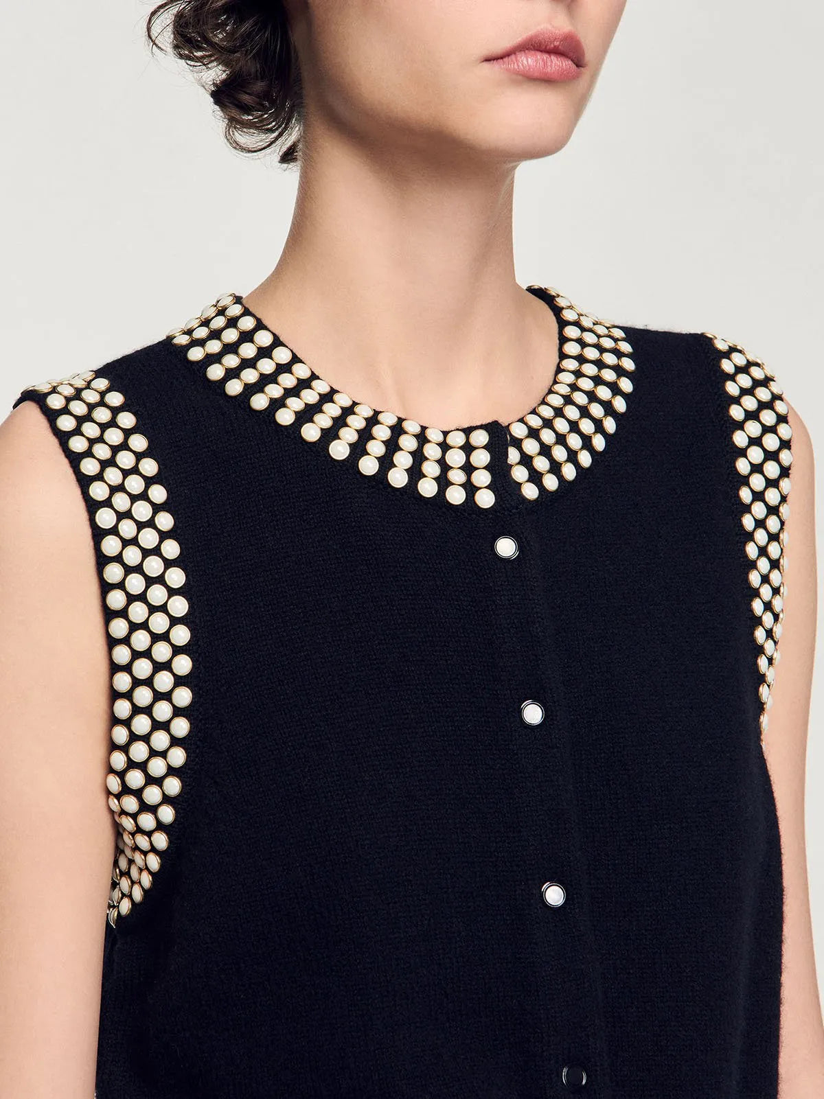 Women's vest black