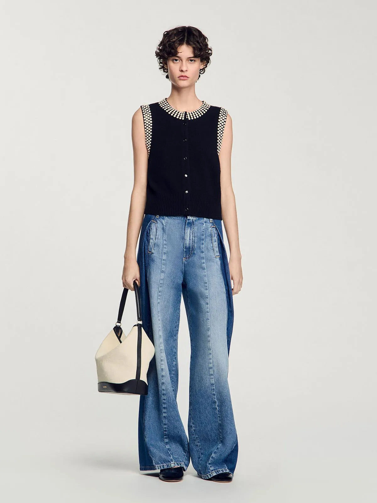 Women's vest black