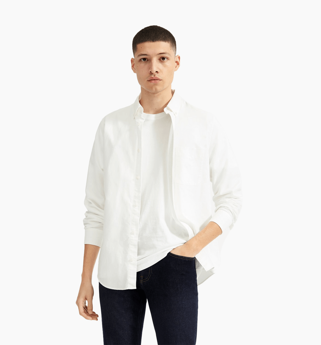 Brush Twill Shirt - Ngoc Han Store