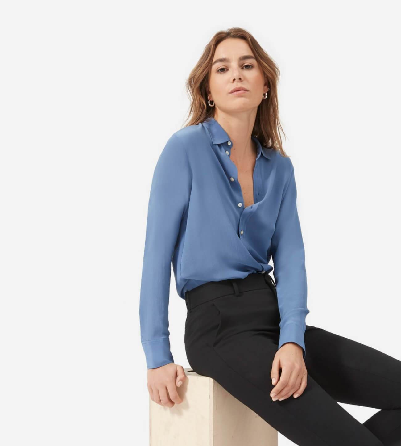 Silk Relaxed Shirt - Ngoc Han Store